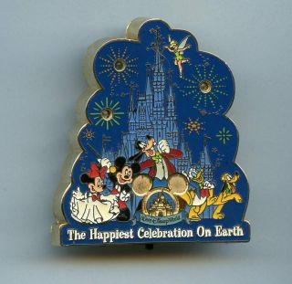 Wdw Disney Happiest Celebration On Earth Cinderella Castle Fab 5 Tinker Bell Pin