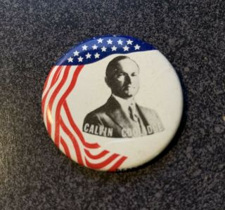 Calvin Coolidge For President 1 3/8 " Political Campaign Button / Pin