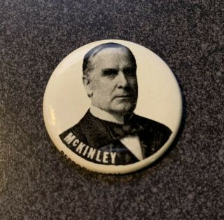 William Mckinley For President 1 1/4 " Political Campaign Button / Pin