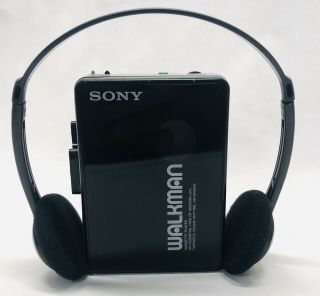Vintage Sony Walkman Wm - A10 Cassette Tape Player With Headphones - &
