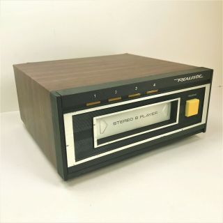 Vtg Realistic Stereo 8 Track Player Model 14 - 935 Tr - 169 See Video