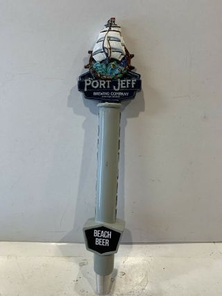 Beer Tap Handle Port Jeff Brewing Company Long Island Ny Micro Brew Figural Ship