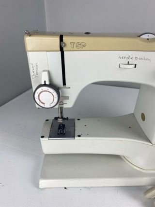 Vintage Elna TSP Type 72C Sewing Machine with Foot Controller NOT RIGHT 3