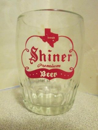 Shiner Barrel Glass