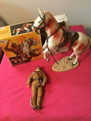 1973 Gabriel Tonto & Horse Scout Set W Box From Lone Ranger Very Good Vintage