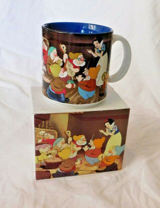 Walt Disney Classic Snow White And The Seven Dwarfs Mug Coffee Cup Rare