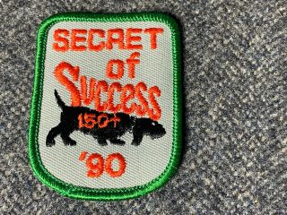 Retro Girl Scout Patch - Secret Of Success 150,  