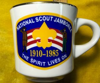 Nanee - B) Usa Boy Scouts Coffee Mug National Jamboree 1910 - 1985