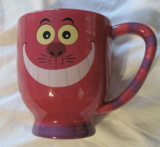 Disney Alice In Wonderland Cheshire Cat Disney Theme Park Large Ceramic Mug Cup
