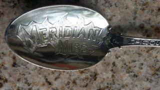 MERIDIAN MISSISSIPPI STERLING SILVER SUNNY SOUTH BLACK AMERICANA SOUVENIR SPOON 3