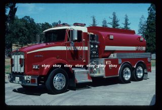 Higgins Ca 1988 Kenworth T800 Tanker Fire Apparatus Slide