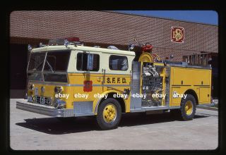 Sioux Falls Sd E7 1970s Ward La France Ambassador Pumper Fire Apparatus Slide