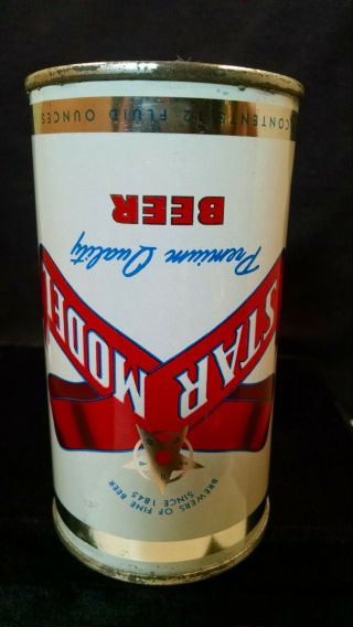 STAR MODEL PREMIUM QUALITY BEER MID 1950 ' S 12OZ FLAT TOP CAN - CHICAGO - 3