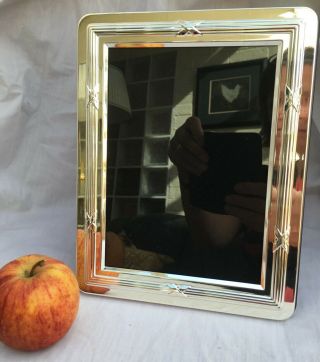 Christofle Rubans Large Silver Plate Photo Frame Portrait Landscape 7 X 5 " Photo