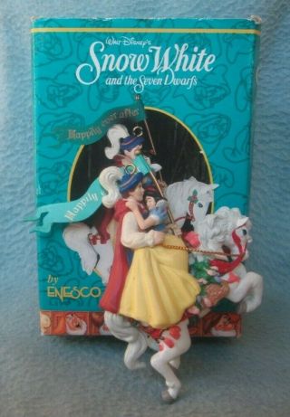 Enesco Snow White Happily Ever After Christmas Ornament Disney Bx1