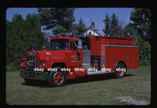 Stephentown Ny 1989 Mack R Darley Pumper Fire Apparatus Slide