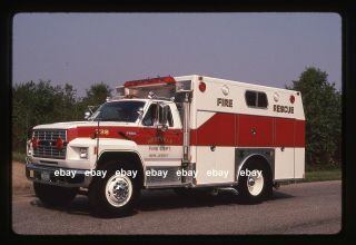 Westville Nj R738 1987 Ford F Marion Rescue Fire Apparatus Slide
