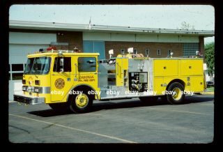 Cahokia Il 1981 Pierce Arrow Pumper Fire Apparatus Slide