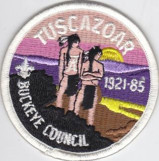 Bsa 1985 Buckeye Council Camp Tuscazoar Boy Scout Patch