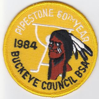 Bsa 1984 Buckeye Council Camp Tuscazoar Boy Scout Patch