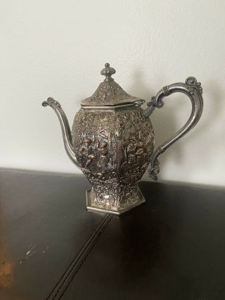 Barbour S.  P.  Co Teapot (silver Plated)