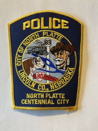 North Platte Locomotive Wild Bill Hickok Centennial City Nebraska Police Patch