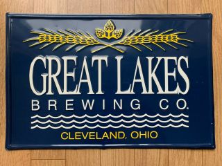 Great Lakes Brewing Co Metal Sign 21 7/8 " X 14 1/4 "