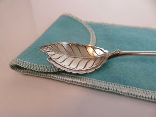 Tiffany & Co Sterling Silver Iced Tea Julep Cup Bar Spoon Straw & Pouch