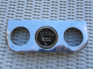 Eelco 3 Gauge Under Dash Panel Hot Rat Rod Fed Gasser 2 - 1/8 Vintage