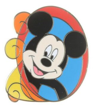 2008 Disney Wdw Swirls Mystery Mickey Le - 1500 Pin