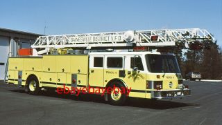 Fire Apparatus Slide,  Truck 4,  Gainesville / Va,  1990 Lti