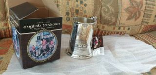Rare Vintage Pewter Tankard By Pinder Bros.  Sheffield Boxed Inverness Nessie