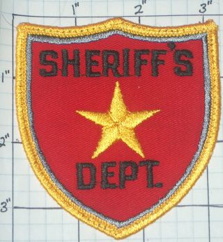 North Dakota,  Generic Sheriff Dept Patch