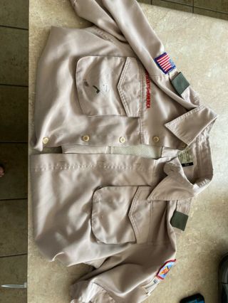 Boy Scout Men’s Shirt Nicer 100 Polyester Soft Fabric Men’s Small