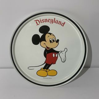 Vintage Disneyland: Mickey Mouse Decor Tin Tray - Serving Plate - Walt Disney