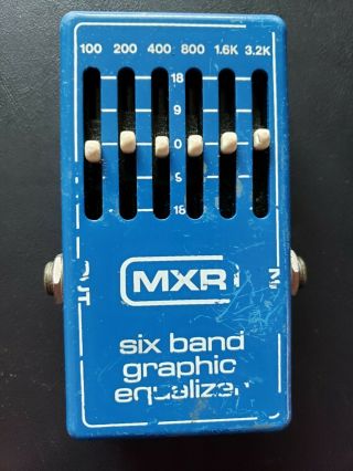 Vintage 80’s Mxr 6 Band Eq.
