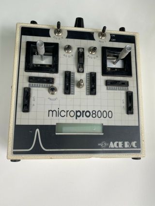Vintage Ace R/c Micro Pro 8000 Aircraft Airplane Controller