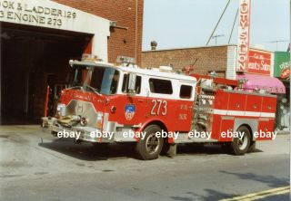 York City Engine 273 1988 Mack Cf Ward 79 Pumper Fire Apparatus Print