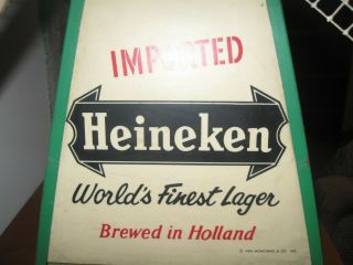 Vintage/Authentic Heineken Beer Motorized & Lighted Bar Light/Display Windmill 3