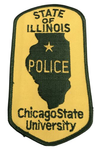 Vintage Chicago State University Police Shoulder Patch