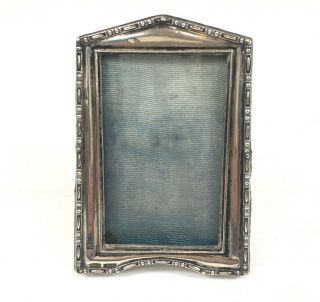 Antique 1920 G & C Ltd Sterling Silver Mounted Photo Frame 11cm In Height