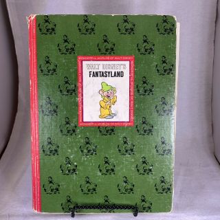 The Wonderful Worlds Of Walt Disney - Fantasyland Vintage Book 1965