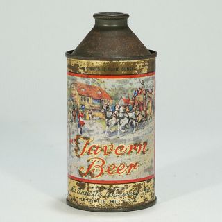Ye Tavern Beer Cone Top Can La Fayette Brewery Indiana Horse Carriage 186 - 31