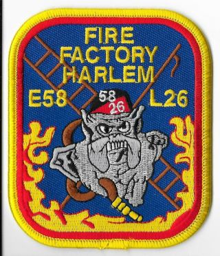 York Fire Department (fdny) Engine 58/ladder 26 Patch V3