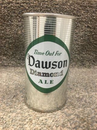 DAWSON DIAMOND ALE,  ”1956”,  12oz ZIP TOP BEER CAN; BEDFORD MA 3