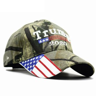 President Donald Trump 2020 American Flag Hat Cap Make Keep America Great Maga