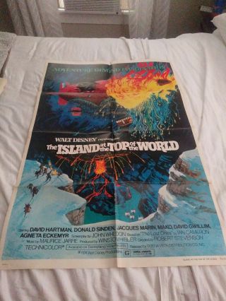 The Island At The Top Of The World Disney 1974 One Sheet Movie Poster