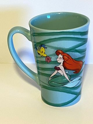 Disney The Little Mermaid Coffee Cup Mug 12 Oz Green