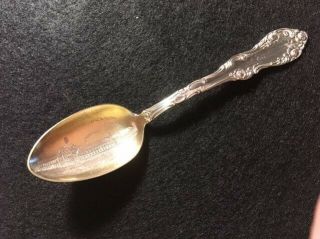 State Prison Jackson Michigan Sterling Silver Spoon Gold Wash