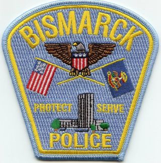Bismarck North Dakota Nd Police Patch